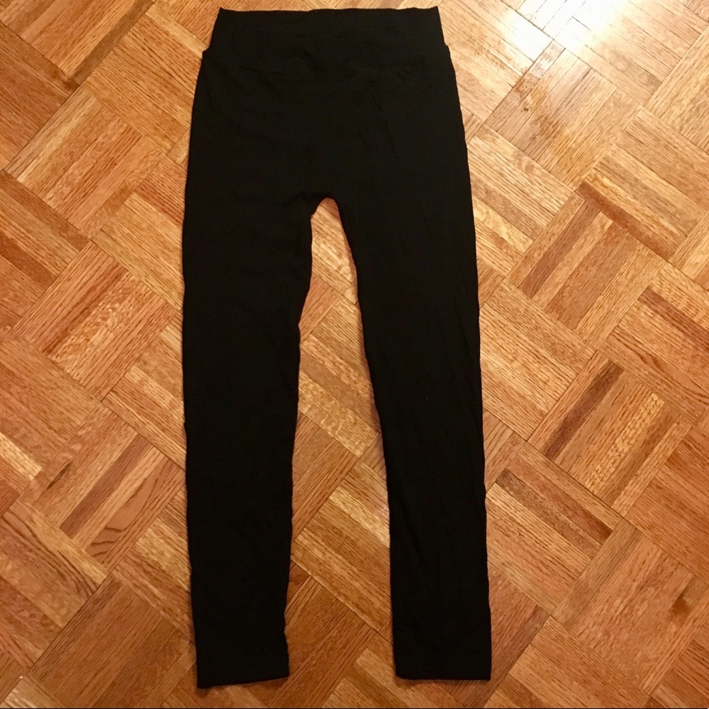 Poof Super Stretchy Black Leggings Size M/L